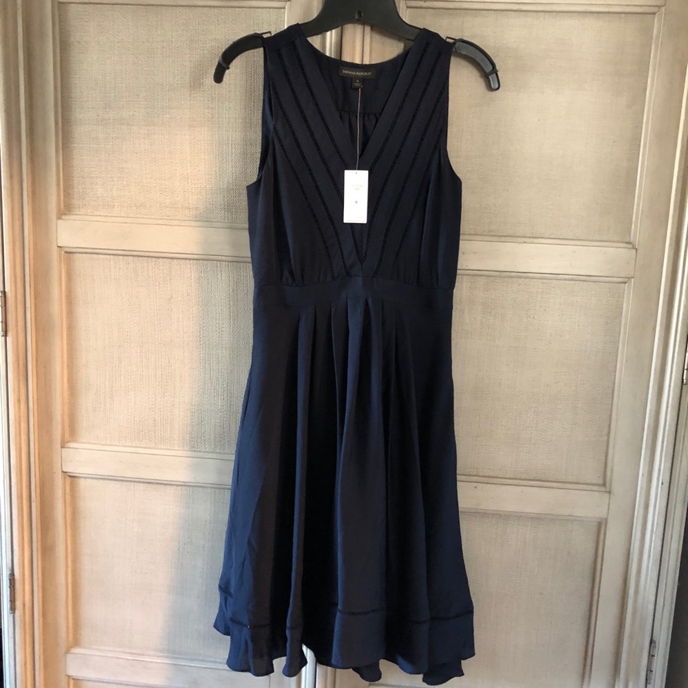 Banana Republic Navy Blue Dress